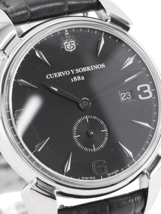 CUERVO Y SOBRINOS Historia Doll Watches 3191 Pequinhos Segondos black blac... main image 16